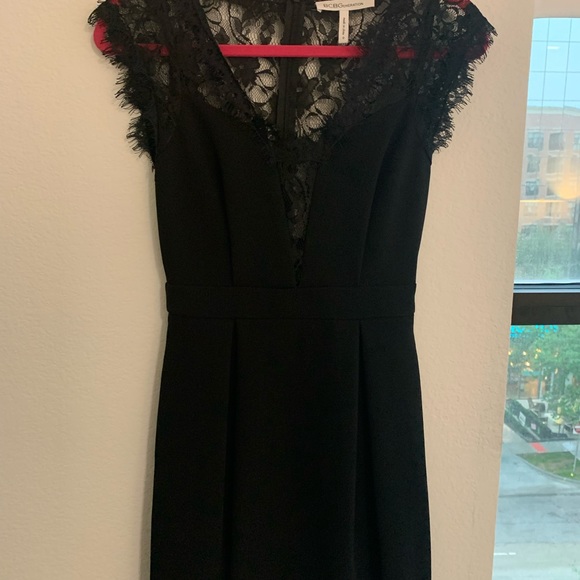 BCBGeneration Lace Insert Dress - Picture 2 of 4